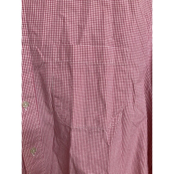 Men's Brooks Brothers Long Sleeve Shirt Red Checks Size 16.5 34 - Picture 3 of 6